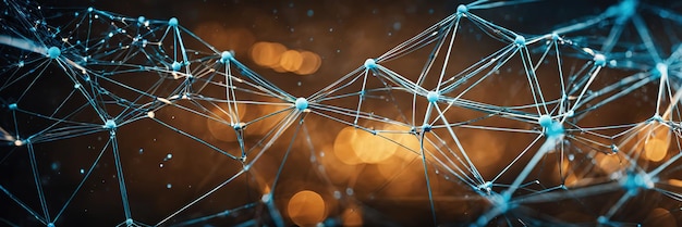 Resumen plexo azul formas geométricas conexión y concepto web comunicación digital y tecnología