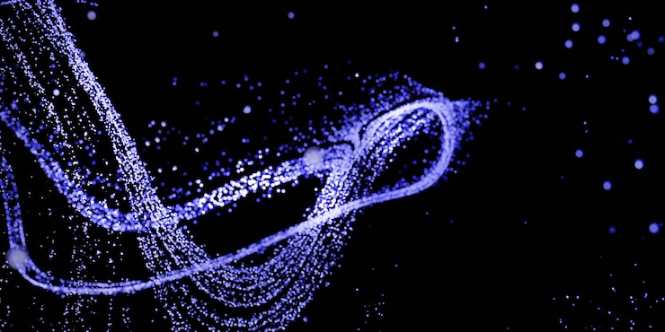 Foto resumen de salpicaduras de agua bokeh luz gotas de agua que fluyen ilustración 3d