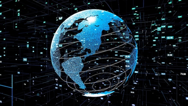 Resumen de tecnología de ciencia de datos global y programación informática