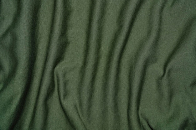 Resumen tela arrugada fondo verde