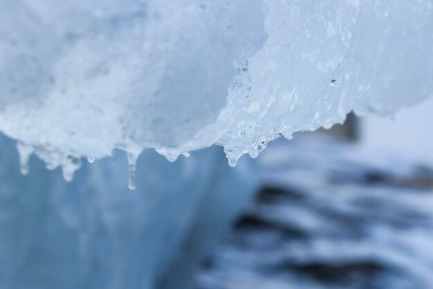 Foto resumen textura de hielo