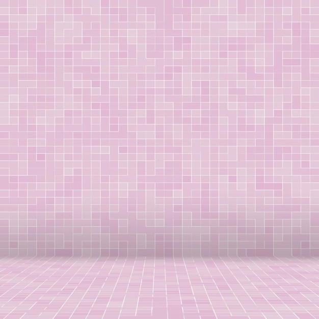 Resumo de luxo doce rosa pastel tom parede piso de vidro da telha padrão sem emenda textura de fundo do mosaico para material de móveis.