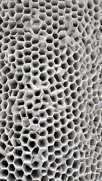 Resumo de um favo de mel hexagonal geométrico branco