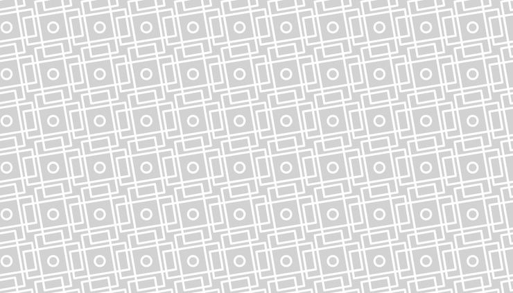 Foto retângulo padrão sem costura de quadrados brancos e cinzentos com um retângulo branco em fundo cinzento