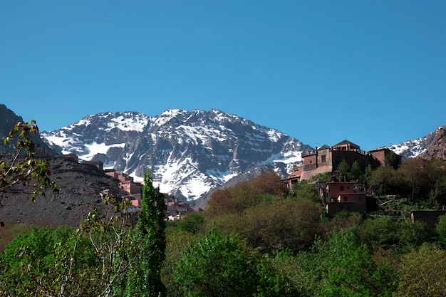 Un retiro de montaña en las montañas del Atlas de Marruecos