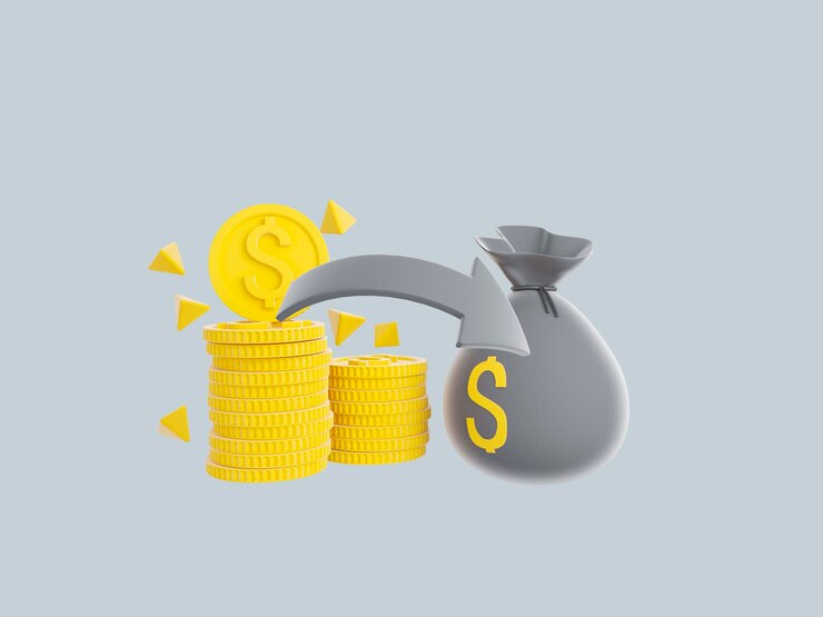 Retorno de la inversión d icono relacionado con la estrategia de inversión, servicio comercial, gestión financiera, mono