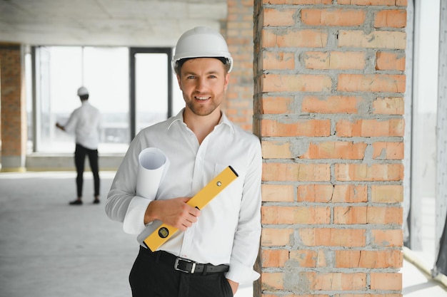 Retrato de un apuesto ingeniero.