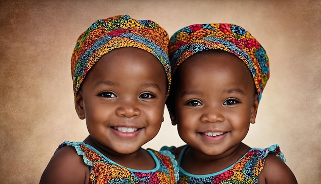 retrato de bebé africano niña niño hermoso retrato de niño bebé africano