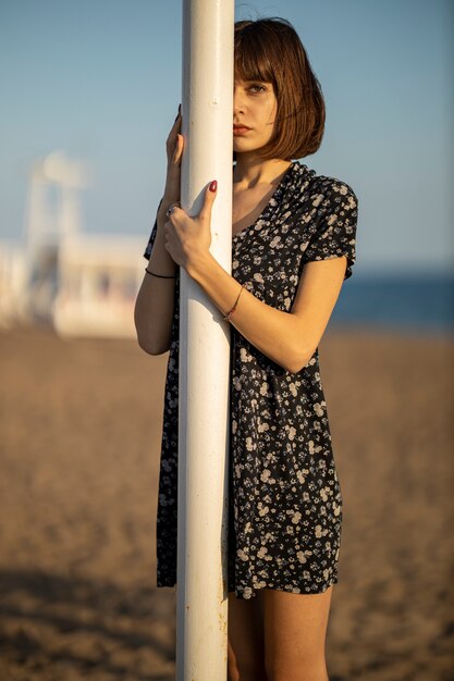 Retrato de una bella joven