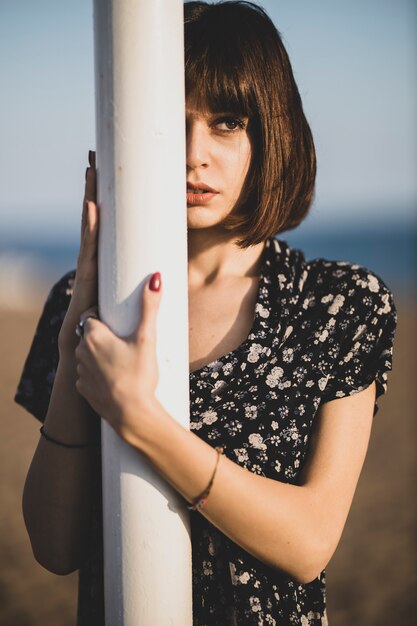 Retrato de una bella joven