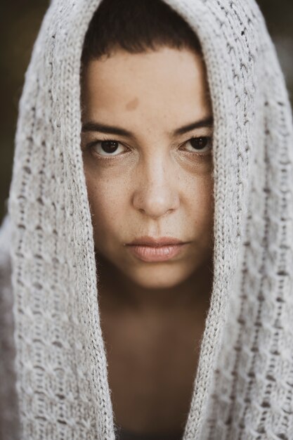 Retrato de una bella joven