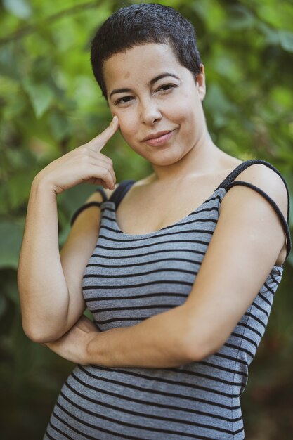 Retrato de una bella joven