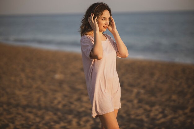 Retrato de una bella joven