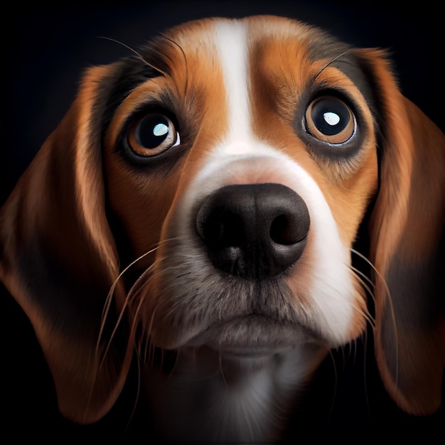 Retrato bonito de beagle