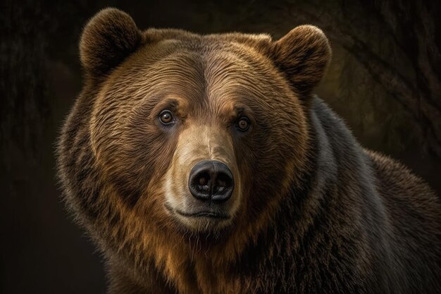 Un retrato de Brown Bear39s