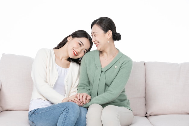 Retrato de la cercanía de la relación entre madre e hija