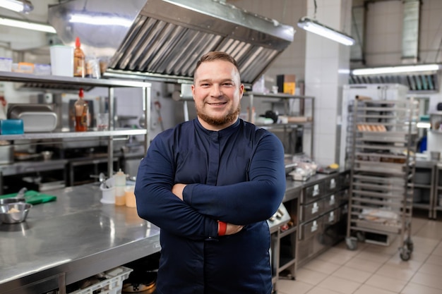 Retrato de un chef de restaurante profesional