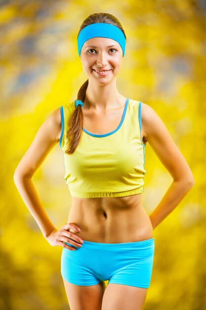 Retrato de una chica deportiva