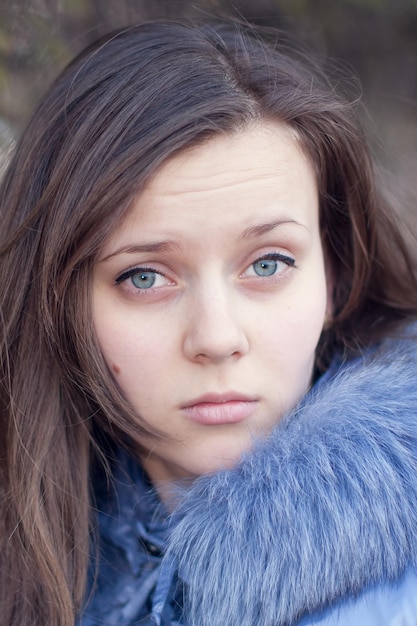 Retrato de una chica muy joven