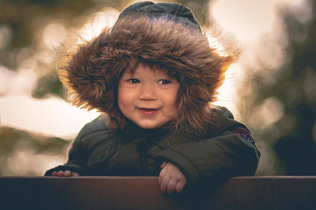 Retrato de una chica sonriente