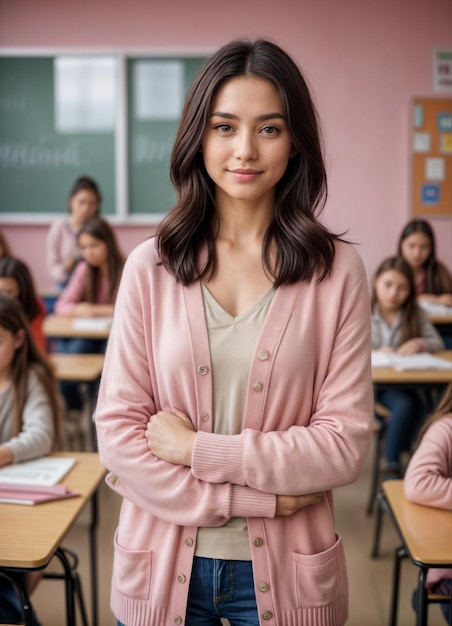 Foto retrato de la confianza educativa