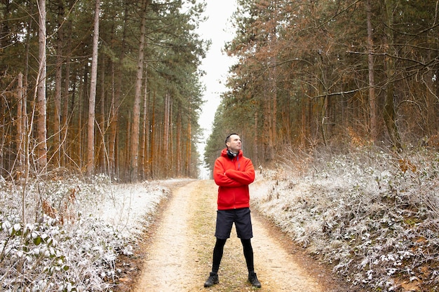 Retrato de un corredor en el desierto