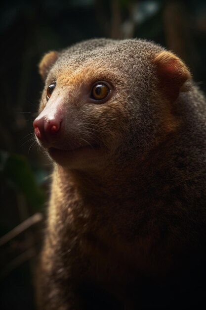 Retrato de Cuscus Iluminación dramática y cinematográfica Fotografía IA generativa