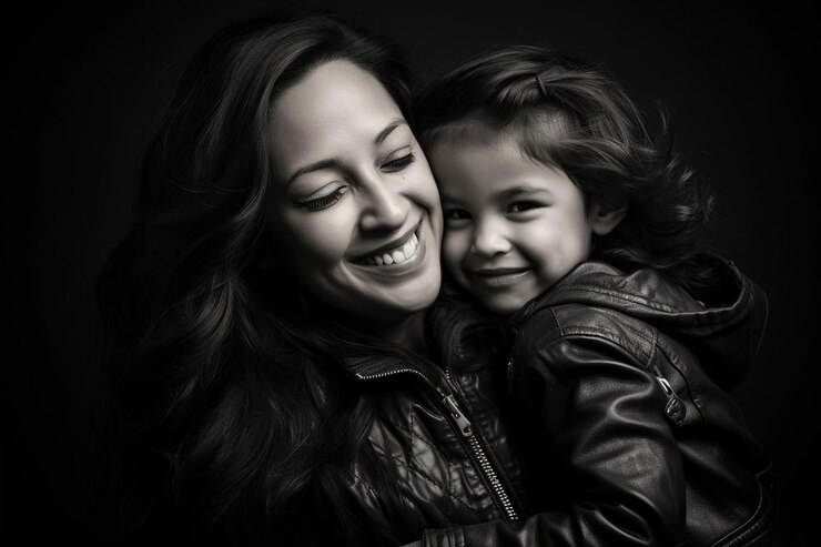 Foto retrato da intimidade da relação entre mãe e filha