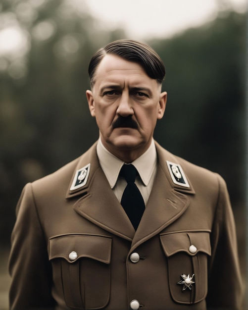 Retrato de Adolf Hitler