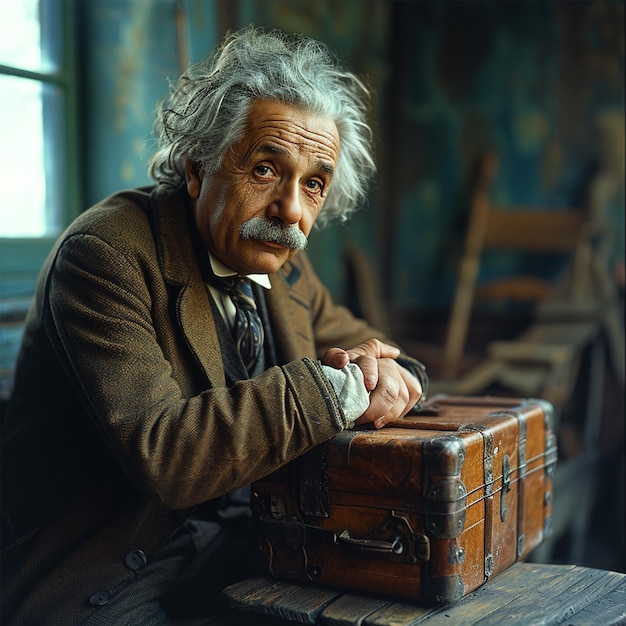 Retrato de Albert Einstein