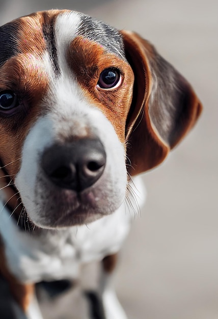 Retrato de cachorro Beagle