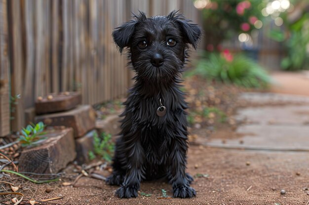 Foto retrato de cachorro de estimação hd 8k papel de parede imagem fotográfica de estoque