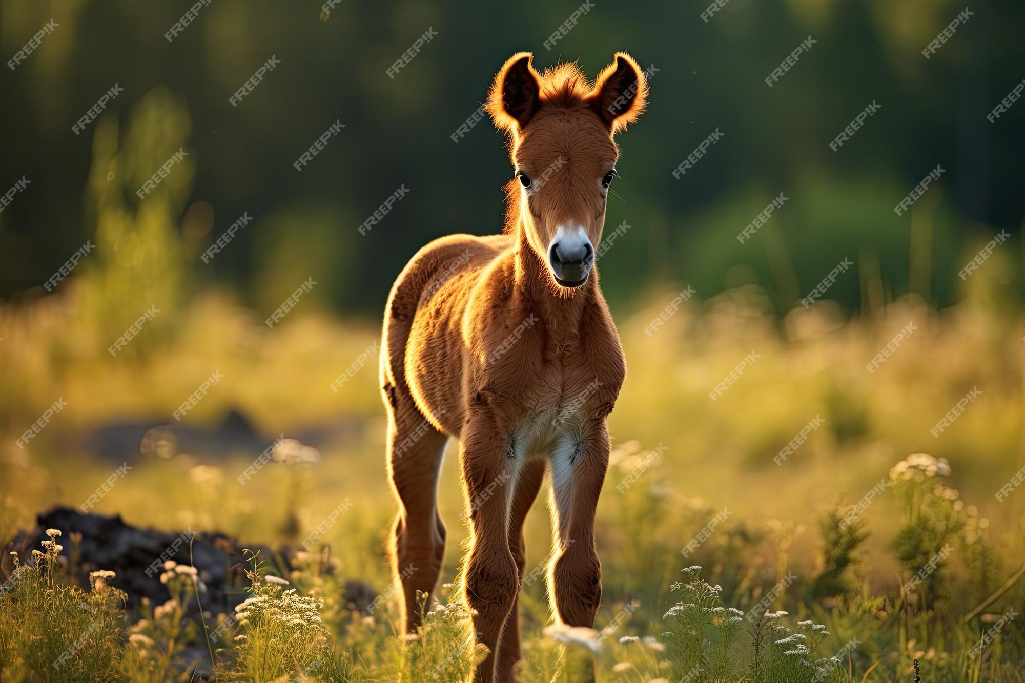 Corça no campo.  Baby animals, Cute animals, Animals wild