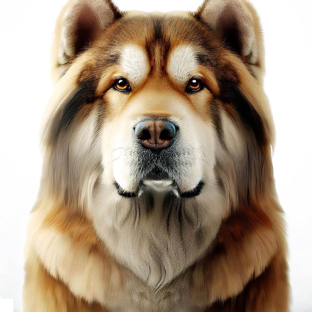 Amp retrato de cão colorido de arte vetorial de IA imagem de ilustração digital