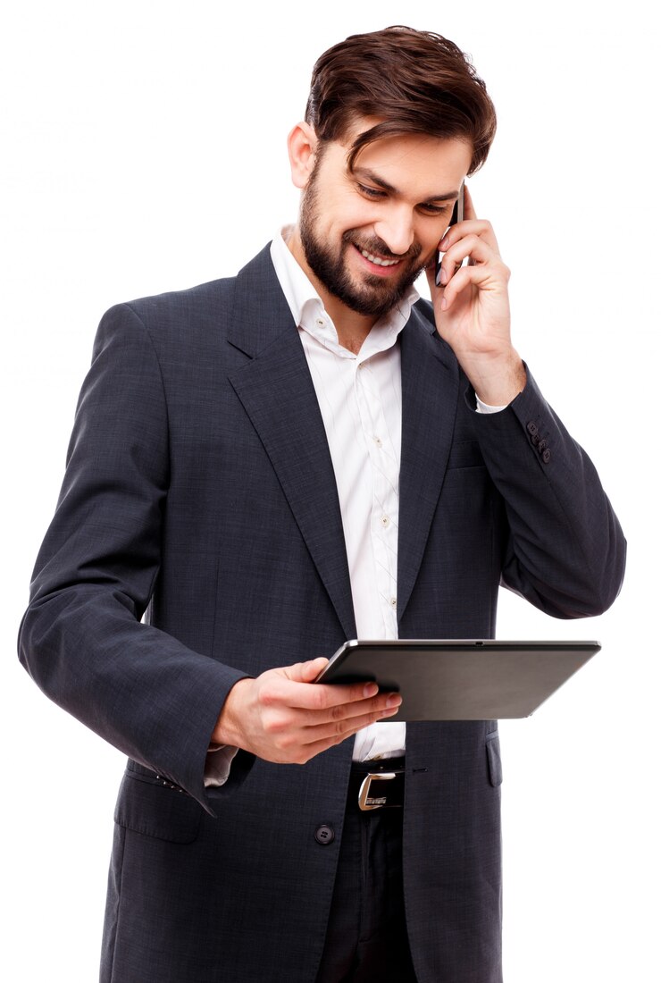 Foto retrato de empresário confiante