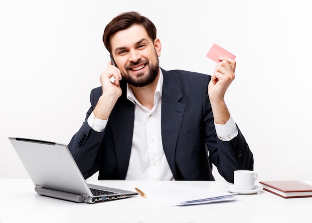 Retrato de empresário confiante