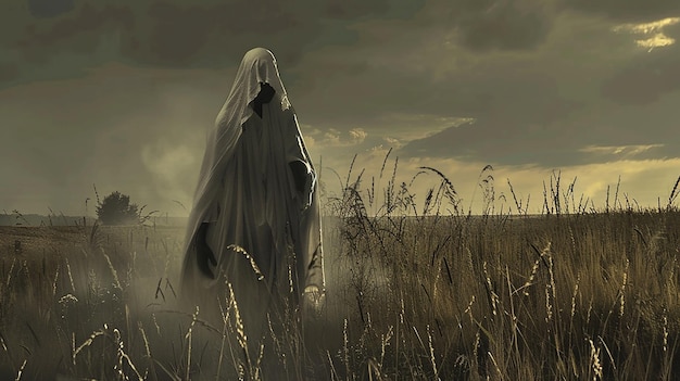 Foto retrato de fantasma misterioso em iowan setting