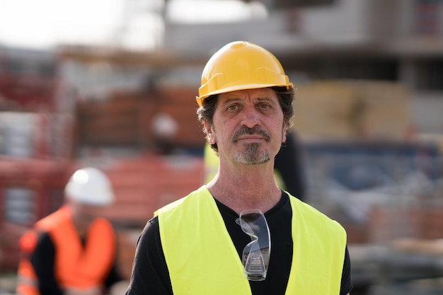 Retrato de homem em close-up