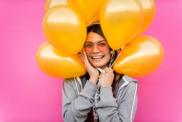 Retrato de jovem linda