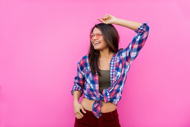 Retrato de jovem linda