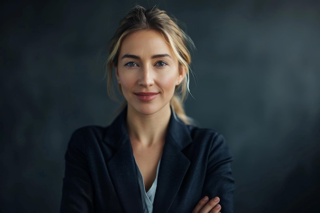 retrato de jovem mulher IA generativa