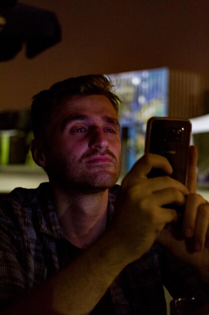 Foto retrato de jovem