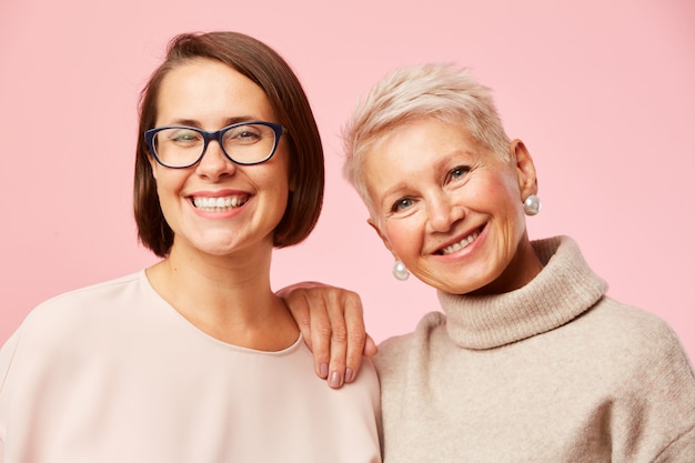 Retrato de mãe e filha