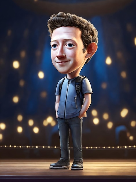 retrato de Mark Zuckerberg