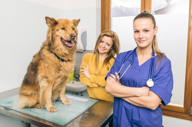 Retrato de médico veterinário