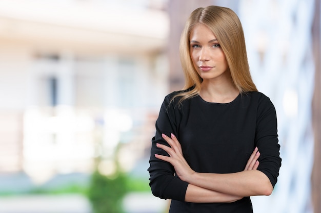 Retrato de mulher de negócios