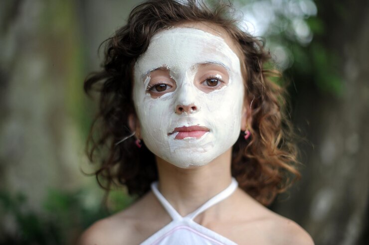 Foto retrato de mulher em close-up