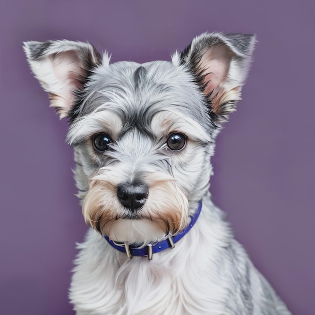 Retrato de Schnauzer