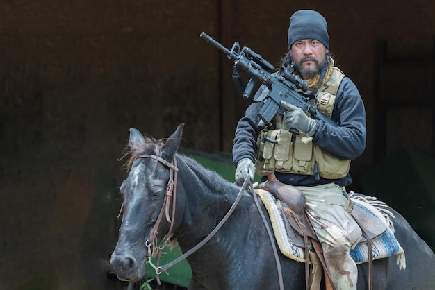 Retrato de soldado ou militar privado