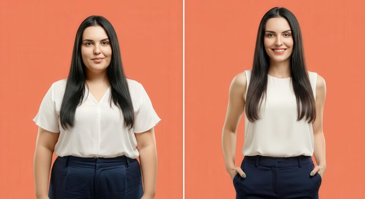 Foto retrato de transformação profissional para a campanha de diversidade empresarial